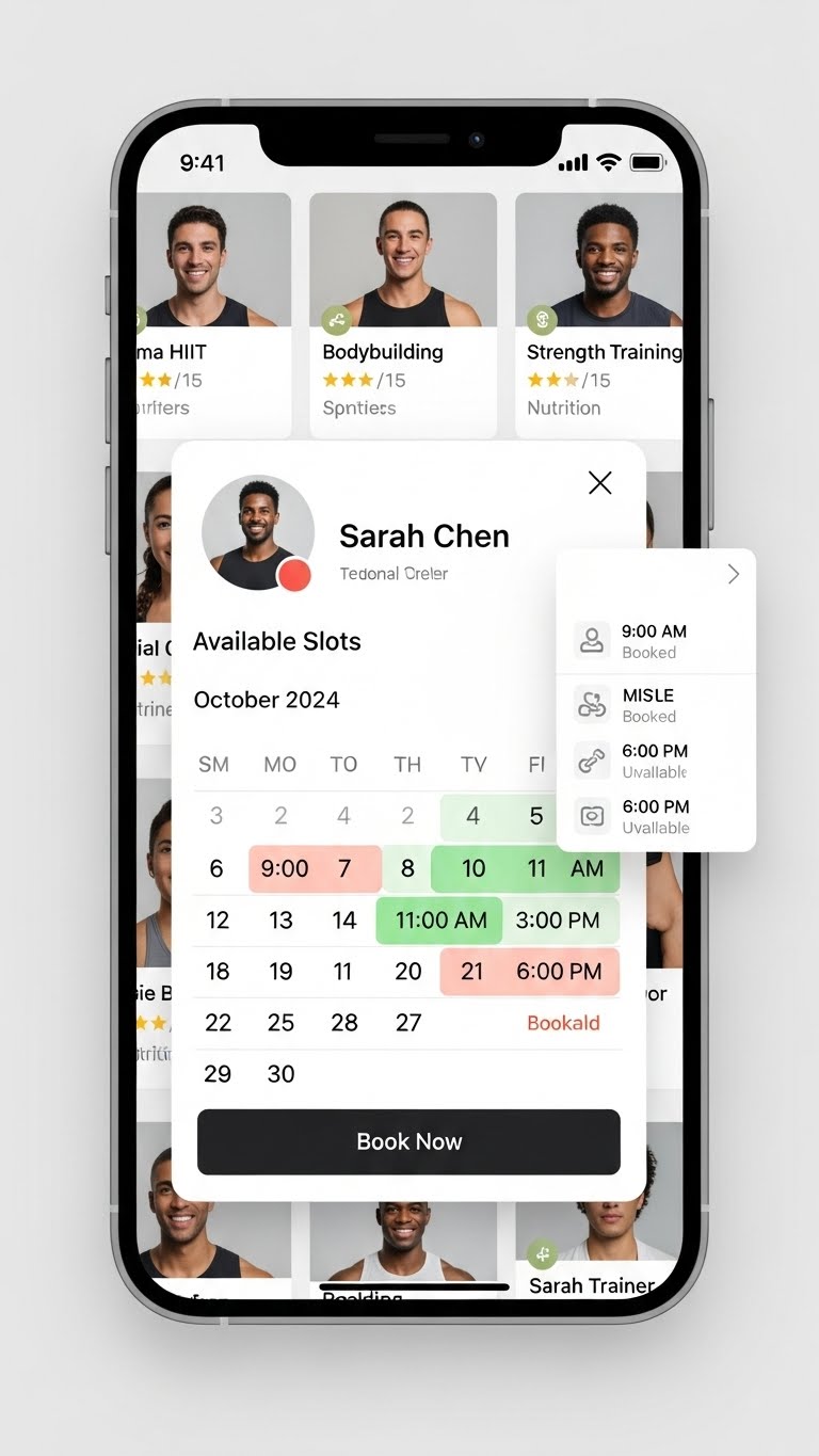 GymFit App Screenshot 1