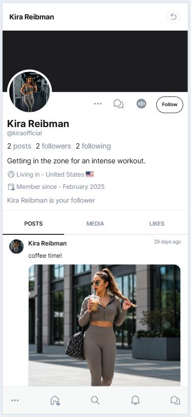 GymFit App Screenshot 2