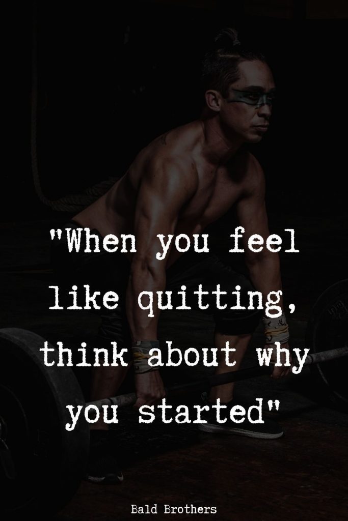 Never quit while working out gym fit me motivation 